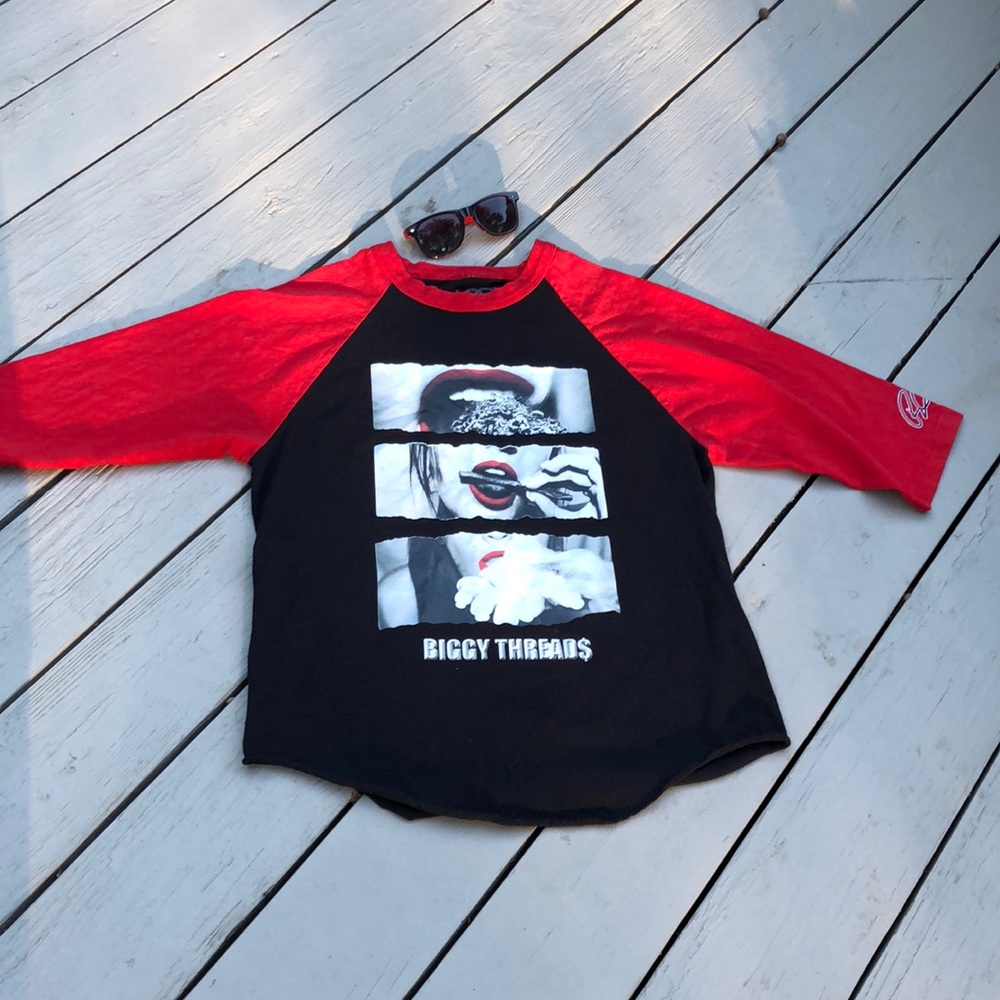 Biggy Threads 3/4 sleeve tee shirt